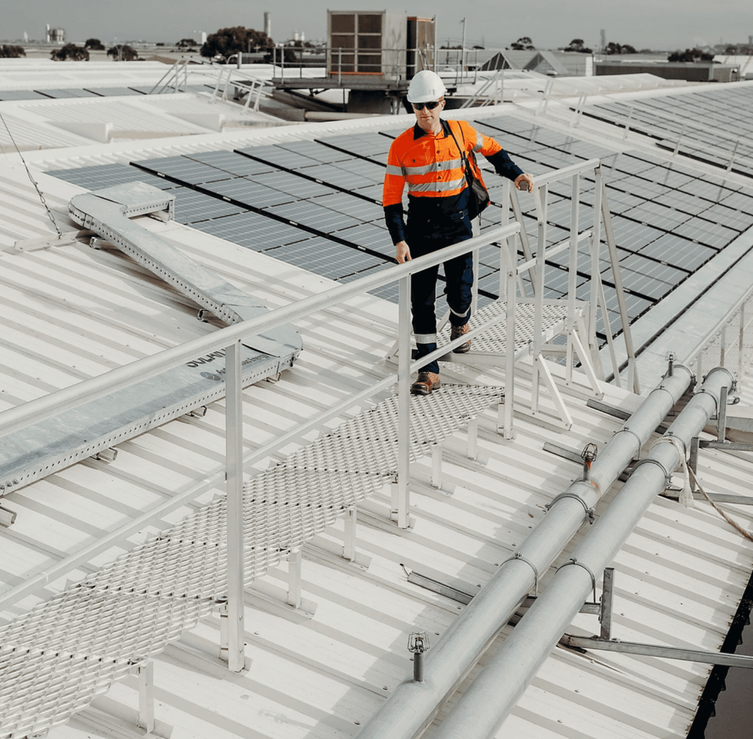 Walkway & Guardrail example